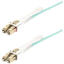 ■StarTech 光ファイバーケーブル/OM4マルチモード/3m/LC-LC/プッシュプルタブ/50/125/2芯/100G/パッチコード〔品番:450FBL...