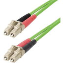 ■StarTech 光ファイバーケーブル/OM5マルチモード/5m/LC-LC/50/125/2芯/100G/ネットワーク パッチコード〔品番:LCLCL5MO...