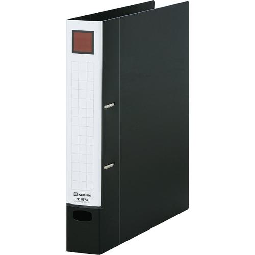 ■KING JIM レバーリングファイル Dタイプ 黒 A4 タテ型〔品番:6873BK〕【6878747:0】[送料別途見積り][..