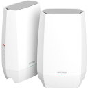 ■BUFFALO AirStation Wi-Fi 6E 対応トライバンドルーター 2個セット〔品番:WNR5400XE6P2S〕【6881342:0】[送料別...