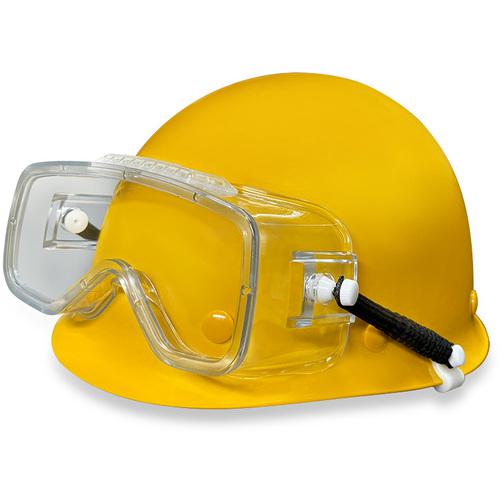 ■リケン 防曇ゴグル(ヘルメット取付タイプ) M20C-HF SPB/MP カバー付(難燃性カバー付きスプリングバンド)〔品番:M20CHFSPBMPCOVER...