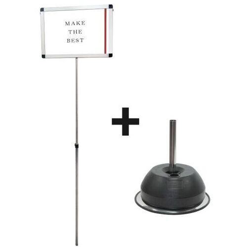 ■TOKISEI プラカードポールA A3横ベースセット〔品番:PCPVAA3Y2SET〕【6886320:0】[送料別途見積り][法..