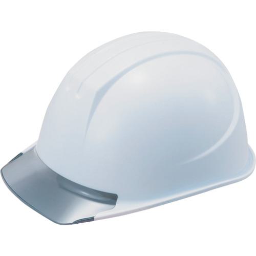 ■タニザワ エアライト+遮熱ヘルメット(PC製・遮熱ホワイト/透明ひさしグレー) ST#161-JZV(EPA) 〔品番:161JZVV2SPW6〕【6898886:0】[送料別途見積り][法人・事業所限定][外直送][店頭受取不可](4)