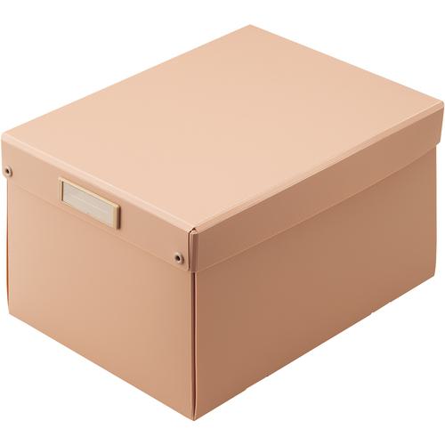 ■LIHIT 折りたたみボックス Roomy 折りたたみボックス ピンク 深型 A4〔品番:A79412〕【6899257:0】[送料別途見積り][掲外取寄][店頭受取不可]