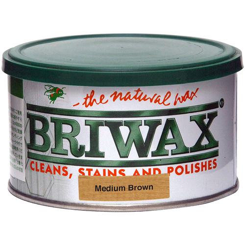 ■ニッぺ Rustins ワックス ブライワックス ミディアムブラウン 370ml(トルエンフリー)〔品番:501527716..