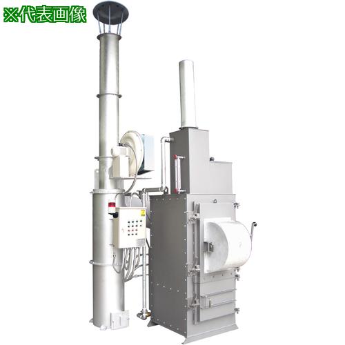 ■DAITO 紙くず・木くず用焼却炉(水冷式)IHGー600M 幅1300×奥行1510×高さ4730mm〔品番:IHG600M〕【6909218:0】[送料別...