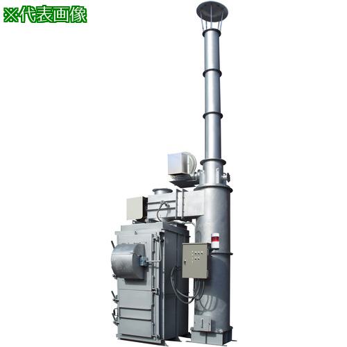 ■DAITO 紙くず・木くず用焼却炉(大型投入口・高性能タイプ)AGXー900M 幅1490×奥行1550×高さ4930mm〔品番:AGX900M〕【69092...