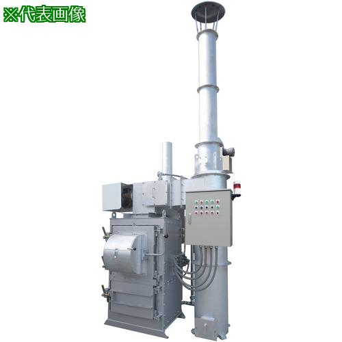 ■DAITO 廃プラ対応焼却炉(水冷式)ISZ-400M 幅1930×奥行1850×高さ5040mm〔品番:ISZ400M〕【6909237:0】[送料別途見積...