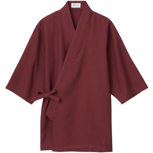 ■サンペックス 作務衣 エンジ M〔品番:SBLU1702E9M〕【6912193:0】[送料別途見積り][掲外取寄][店頭受取不可]