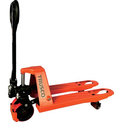 ■TRUSCO ハンドパレットトラック 2t用 L850XW450 ステアリングホイールカバー付き〔品番:THP2048CV〕【..