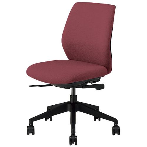 ■NAIKI ワークチェアー(肘なし) NCE型/ローズ/肘無〔品番:NCE510FRO〕【6931488:0】[送料別途見積り][掲外取寄][店頭受取不可]