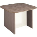 ■NAIKI キャビネットカウンター スクエアタイプ CF型/脚:ショコラアッシュ/天板:ショコラアッシュ 幕板:ホワイト/W1400×D1400〔品番:CFH...