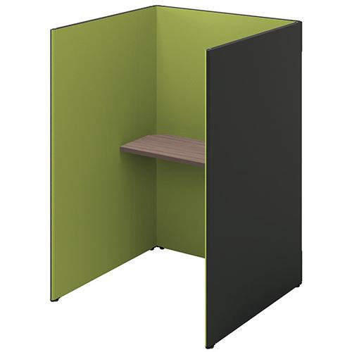 ■NAIKI クローズブース ソロコート SCP型/外側パネル:サテンブラック/内側パネル:グリーンH1500〔品番:SCP15103TSBGRCA〕【6932...