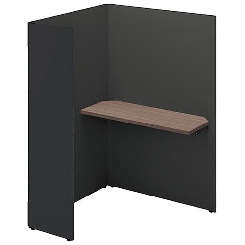 ■NAIKI クローズブース ソロコート SCP型/外側パネル:サテンブラック/内側パネル:ブラックH1500〔品番:SCP15104TRSBBKCA〕【693...