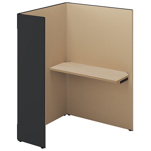 ■NAIKI クローズブース ソロコート SCP型/外側パネル:サテンブラック/内側パネル:キャメルH1500〔品番:SCP15104TRSBCASO〕【693...