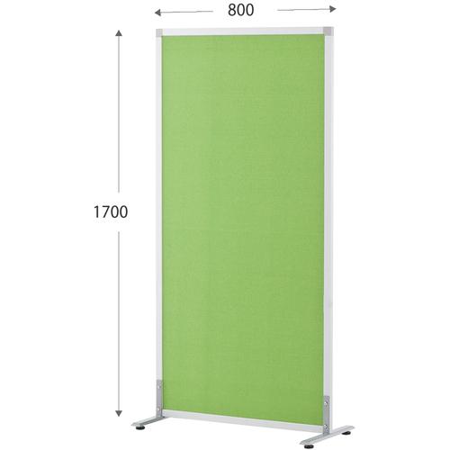 ■アールエフヤマカワ シンプルスクリーンハイ 掲示板 W800 グリーン (アジャスター仕様)〔品番:RFSCRHG..