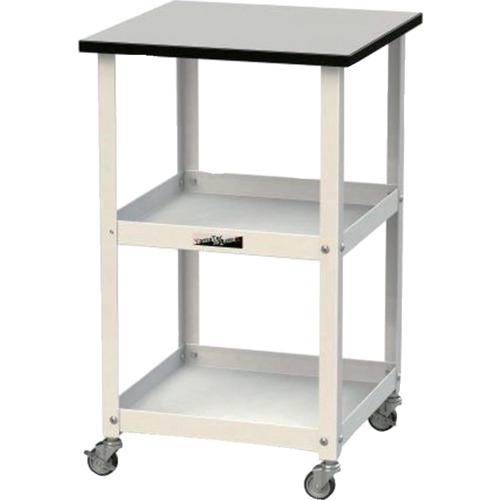 ■ヤマテック 天板付き150ワゴン RoHS2指令対応塩ビシート天板 W450×D450×H738mm ライトグレー/シルキー..