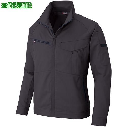 ■アイトス ニュームービンカット 春夏長袖ブルゾン チャコールグレー S〔品番:AZ6840014S〕【6978560:0】[送料別途見積り][掲外取寄][店頭受取不可](4)