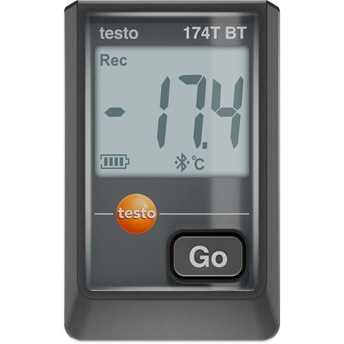 ■TESTO 温度データロガー(Bluetooth) testo 174T BT(黒)〔品番:0572174202〕【6979161:0】[送料別途見積り][掲外取寄][店頭受取不可]