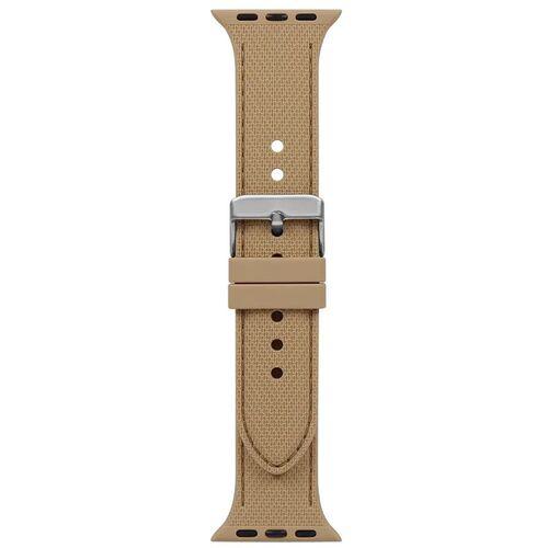 ■Owltech Apple Watch(40/41/42mm)用レザーライクシリコンバンド 『mignonne(ミニョン)』シリーズ〔品番:OWLAWBSMIN06CA〕【6979568:0】[送料別途見積り][掲外取寄][店頭受取不可]