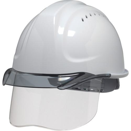 ■DIC SYA-CSV型ヘルメット 白/スモーク HA2内装KP付〔品番:SYACSVHA2KPWS〕【6979776:0】[送料別途見積り][法人・事業所限定][直送][店頭受取不可]
