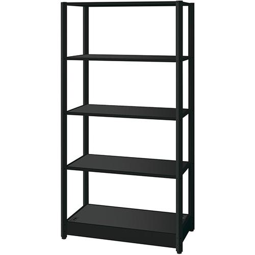 ■NAIKI シェルフラック(基本型) メレム MU型/天板:サテンブラック 本体:サテンブラック/W950×H1813〔品番:MU0918KSBSB〕【6982969:0】[送料別途見積り][掲外取寄][店頭受取不可]