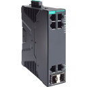■MOXA 産業用ギガビットスマートイーサネットスイッチ6ポート(RJ-45×4、光ファイバ×2)、ワイド温度モデル〔品番:SDS30062GTXSFPT〕【6...
