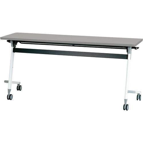 ■IRIS LUCIDAルシーダ フライングテーブル 1200×450×700 グレー〔品番:FVA05GY〕【6984654:0】[送料別途見積り][法人・事業所限定][外直送][店頭受取不可]
