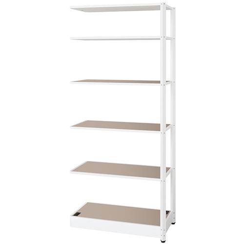 ■NAIKI シェルフラック(連結型) メレム MU型/天板:サテンアッシュトープ 本体:サテンホワイト/W925×H2103〔品番:MU0921RSWST〕【6984903:0】[送料別途見積り][掲外取寄][店頭受取不可]