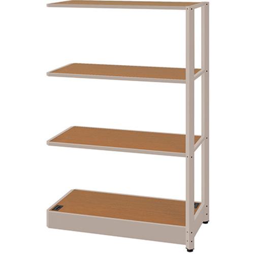 ■NAIKI シェルフラック(連結型) メレム MU型/天板:ミディアムウォールナット 本体:サテンアッシュトープ/W925×H1393〔品番:MU0914RSTMW〕【6984911:0】[送料別途見積り][掲外取寄][店頭受取不可]