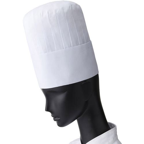 ■サンペックス コック帽 男女兼用 飲食店 厨房 ユニフォーム ホワイト L〔品番:15L〕【7000416:0】[送..