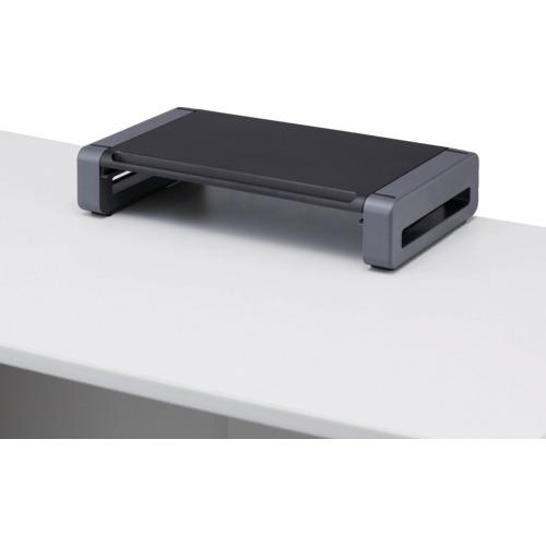 ■SANWA モニタスタンド ブラック〔品番:MRLC801BKN〕【7002532:0】[法人・事業所限定][外直送元][店頭受取不可]