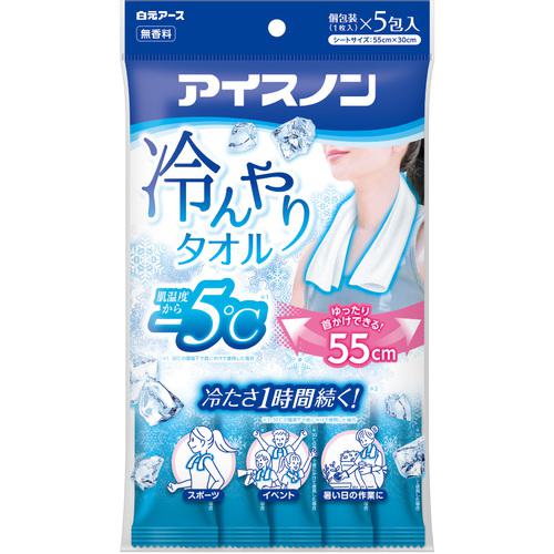 ■アイスノン アイスノン 冷んやりタオル〔品番:024190T〕【7003262:0】[店頭受取不可]