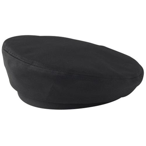 ■サンペックス ベレー帽 ワークキャップ 飲食店 カフェ ユニフォーム ブラック F〔品番:BA1575F〕【700..