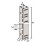 ■双福鋼器 中量ボルト式ラック 300kg 1200×900×330 天地4段 増連 ホワイトグレー〔品番:MSL43R4CW〕【7005058:0】[法人・事業所限定][外直送元][店頭受取不可] [3]