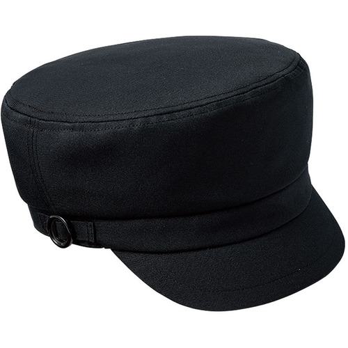 ■サンペックス ワークキャップ 衛生帽子 飲食店 給食 ユニフォーム ブラック F〔品番:SHAU2101B9F〕【7..