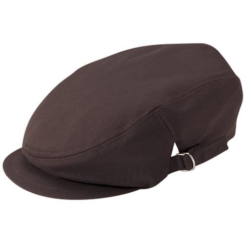 ■サンペックス ハンチング 帽子 ワークキャップ 飲食店 ユニフォーム ブラウン F〔品番:BA1578F〕【701..