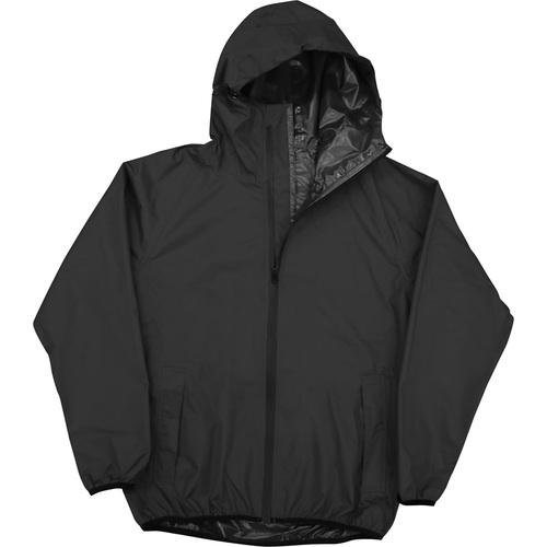 ■弘進ゴム B-1400 ストレッチレインスーツ ブラック 3L〔品番:H1400BA3L〕【7013553:0】[送料別途見積り][掲外取寄][店頭受取不可]