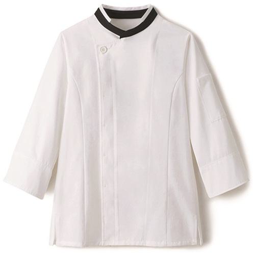 ■サンペックス 長袖ショップコート オフホワイト M〔品番:SJAU1812A9M〕【7014605