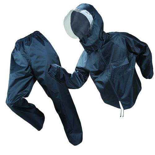 ■富士手袋 レインウェアー レインかっぱる 耐水圧20000mm ダークネイビー LL〔品番:7204DKNVLL〕【7050322:0】[送料別途見積り][掲外取寄][店頭受取不可]