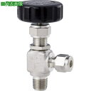 ■Fujikin SUS鋼製ニードルバルブ 16.2MPa PUH-016 ニューV-Lok継手8mmXR1/8〔品番:PUH0168ASHV〕【7050556...