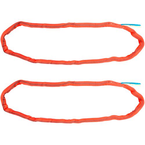 ■DAIDOHANT ラウンドスリング(コブラ) (長さ)1.0メートル 5トン用 (赤) 【2本入】〔品番:10195732〕【7..