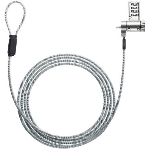 ■SANWA PCセキュリティ用品 スロットマルチ対応セキュリティワイヤー(ダイヤル錠)〔品番:SL90〕【7054875:0】[法人・事業所限定][外直送元][店頭受取不可]