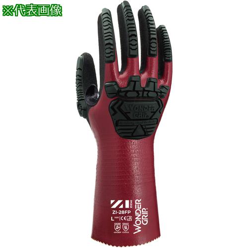 ■Weed 耐切創手袋 ZIZAI ZI-28FP オールコート 耐切創レベルE タッチパネル対応 プロテクション付き Mサイズ(1P個装)《60双入》〔品番:...