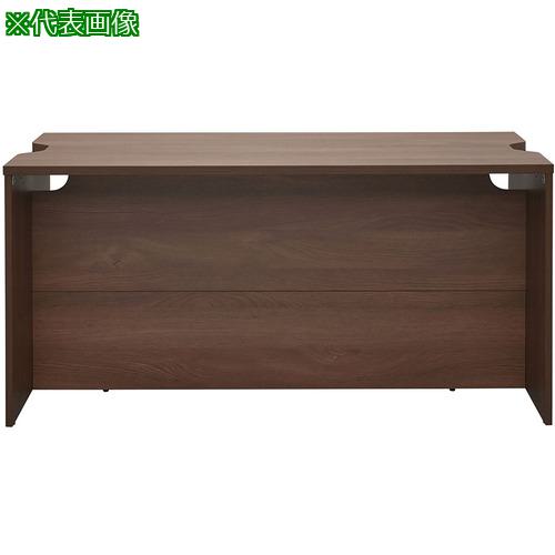 ■アールエフヤマカワ テンポ ローカウンターW1400×D596 ウォルナット〔品番:RFTLC1459DM〕【7069521:0】[法人・事業所限定][外直送元][店頭受取不可]