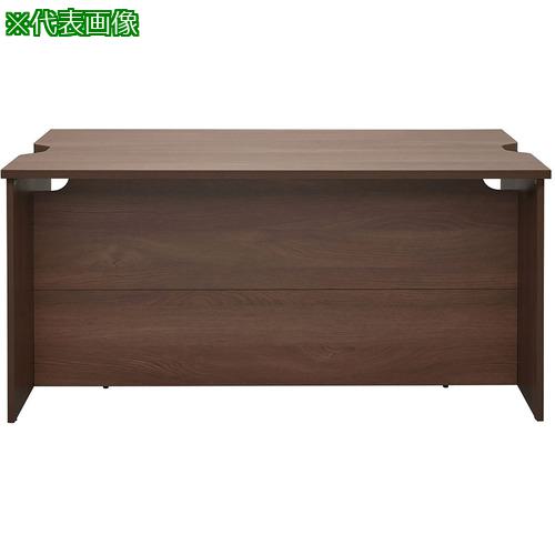 ■アールエフヤマカワ テンポ ローカウンターW1400×D750 ウォルナット〔品番:RFTLC1475DM〕【7069549:0】[法人・事業所限定][外直送元][店頭受取不可]