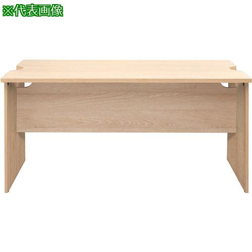 ■アールエフヤマカワ テンポ ローカウンターW1400×D750 ナチュラル 幕板ハーフ〔品番:RFTLC1475NAMH〕【7069580:0】[法人・事業所限定][外直送元][店頭受取不可]