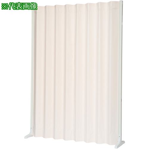 ■sanwa ホワイトフレームアコーディオンスクリーン 抗菌・防汚タイプ パステルピンク W180×H165cm〔品番:00240875〕【7070511:0】[送料別途見積り][法人・事業所限定][外直送][店頭受取不可]