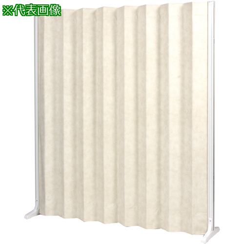 ■sanwa ホワイトフレームアコーディオンスクリーン スノーホワイト W180×H165cm〔品番:00002597〕【7070975:0】[送料別途見積り][法人・事業所限定][外直送][店頭受取不可]