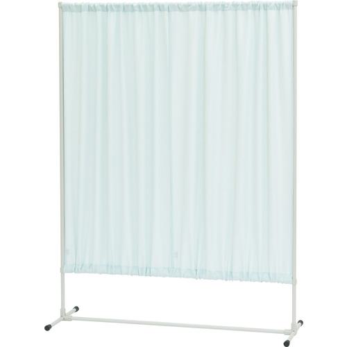 ■sanwa ラクスクリーン 幅120cm グリーン 160cm〔品番:00348472〕【7071651:0】[送料別途見積り][法人..